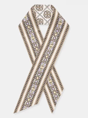 Obrázek produktu Tory Burch malý šátek dámský hedvábný béžová