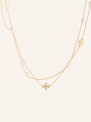 Obrázek produktu Tory Burch Náhrdelník Moondance zlatá / bílá