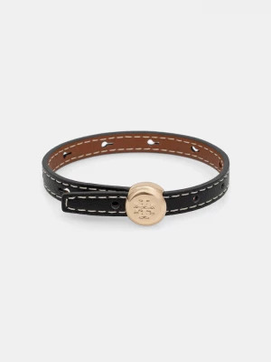 Obrázek produktu Tory Burch náramek dámský kůžený Icon černá