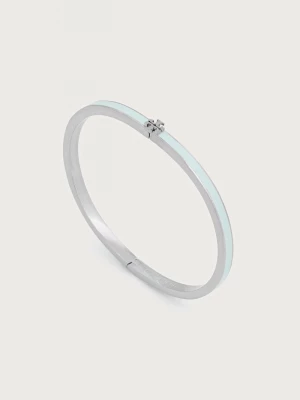 Obrázek produktu Tory Burch náramek dámský mosazný email Thin Icon stříbrná