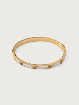 Obrázek produktu Tory Burch náramek dámský pozlacený kovový perličkou Thin Icon zlatá