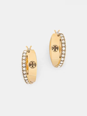 Obrázek produktu Tory Burch náušnice dámské pozlacené kovové Icon zlatá