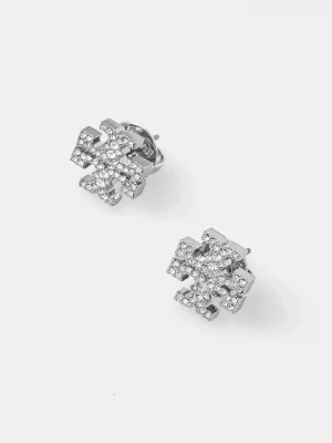 Obrázek produktu Tory Burch Náušnice Kira Pave Stud stříbrná