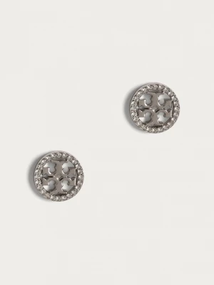 Obrázek produktu Tory Burch Náušnice MILLER PAVE STUD stříbrná