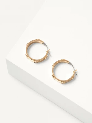 Obrázek produktu Tory Burch Náušnice MILLER STUD HUGGIE zlatá
