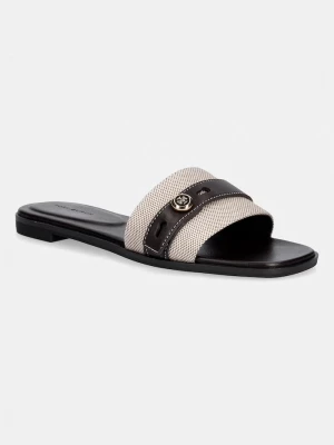 Obrázek produktu Tory Burch pantofle na plochém podpatku dámské Romy Slide hnědá