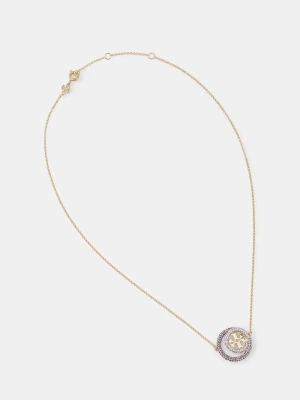 Obrázek produktu Tory Burch Pozlacený náhrdelník Tory Burch Miller Pave zlatá