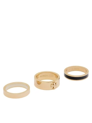 Obrázek produktu Tory Burch Prstýnek Enamel Ring Set 184445 Černá