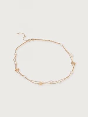 Obrázek produktu Tory Burch řetízek dámský pozlacený Moondance zlatá