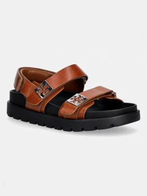 Obrázek produktu Tory Burch sandály dámské kožené Mellow Sport Sandal hnědá