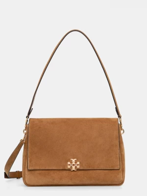 Obrázek produktu Tory Burch Semišová kabelka Tory Burch Charlie žlutá