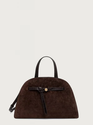 Obrázek produktu Tory Burch taška dámská semišová Romy Suede Bauletto hnědá