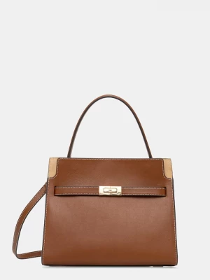 Obrázek produktu Tory Burch tote taška dámská kožená Lee Radziwill hnědá