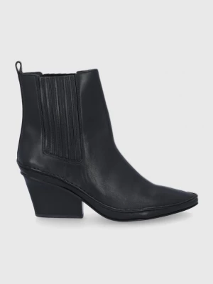 Obrázek produktu Tory Burch Westernové kožené boty Tory Burch černá