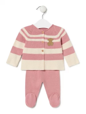Obrázek produktu Tous Dětská bavlněná souprava Tous Tricot růžová