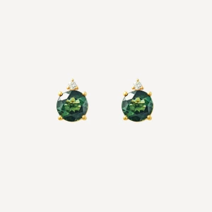 Obrázek produktu Tous - Gold Earrings With Green Tourmaline And Diamonds Tous Atelier -