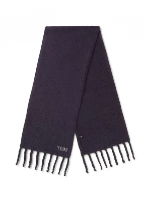 Obrázek produktu Tous Šátek z vlněné směsi Tous TEXTIL námořnická modř