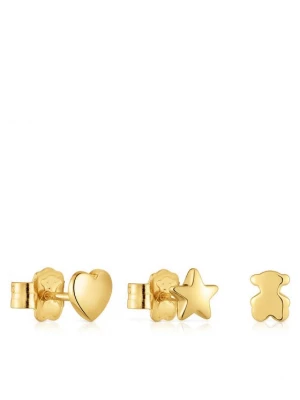 Obrázek produktu TOUS Set náušnic Bold Motif 1004102700 Zlatá