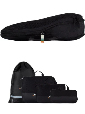 Obrázek produktu TRAVEL DUDE Cestovní taška 'Packing Cubes Set 4 Teilig mit Kompression, Packwürfel, Packtaschen Set für Rucksack & Koffer' černá