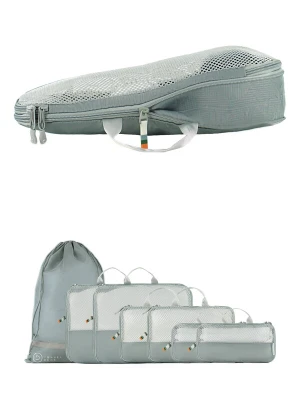 Obrázek produktu TRAVEL DUDE Cestovní taška 'Packing Cubes Set 7 Teilig mit Kompression, Packwürfel, Packtaschen Set für Rucksack & Koffer' světle šedá