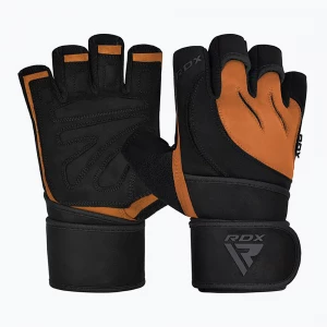 Obrázek produktu Trekingové rukavice RDX L4 Open Finger Micro Plus Gym tan / black