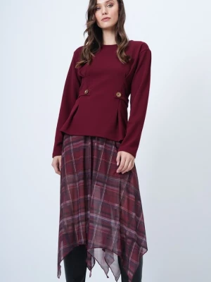 Obrázek produktu Trend Alaçatı Stili Halenka burgundská červeň