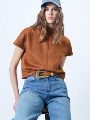Obrázek produktu Trend Alaçatı Stili Halenka karamelová