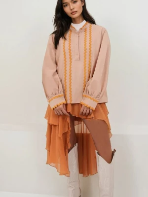 Obrázek produktu Trend Alaçatı Stili Halenka tělová / oranžová