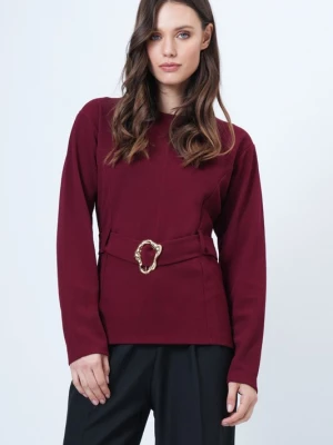 Obrázek produktu Trend Alaçatı Stili Halenka vínově červená