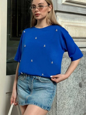 Obrázek produktu Trend Alaçatı Stili Tričko kobaltová modř