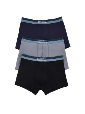 Obrázek produktu Trendyol Boxerky námořnická modř / šedá / černá / bílá