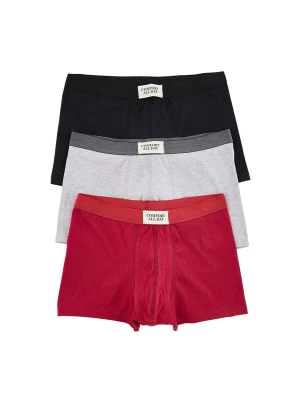 Obrázek produktu Trendyol Boxerky světle šedá / červená / černá