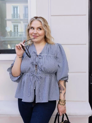 Obrázek produktu Trendyol Curve Halenka námořnická modř / bílá