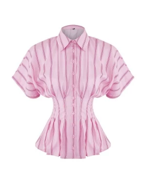 Obrázek produktu Trendyol Halenka růžová / červená / bílá