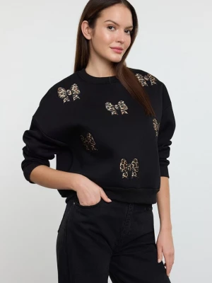 Obrázek produktu Trendyol Mikina pueblo / cappuccino / černá