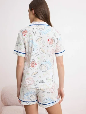 Obrázek produktu Trendyol Pyžamo krémová / námořnická modř / jedle