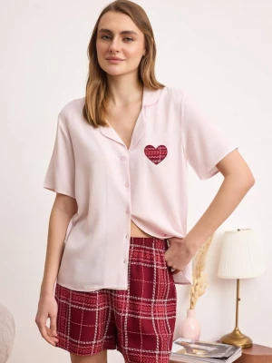 Obrázek produktu Trendyol Pyžamo režná / červená / melounová / bílá