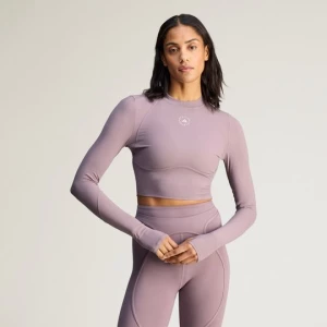 Obrázek produktu Tréninkový zkrácený top adidas by Stella McCartney sdlouhým rukávem