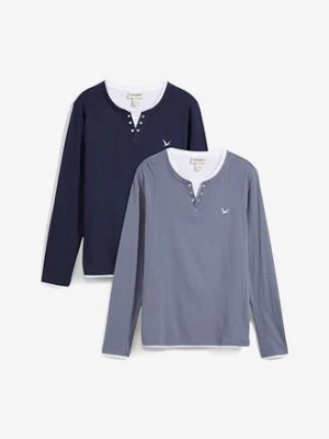 Obrázek produktu Tričko 2 v 1, dlouhý rukáv (2 ks v balení) BonPrix