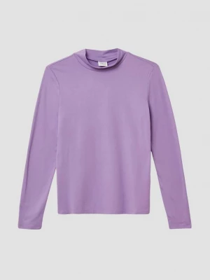 Obrázek produktu Tričko s dlouhým rukávem se střihem Slim Fit se stojáčkem s.Oliver fialová