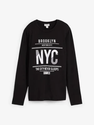 Obrázek produktu Tričko s dlouhým rukávem, z čisté organické bavlny, Slim Fit BonPrix