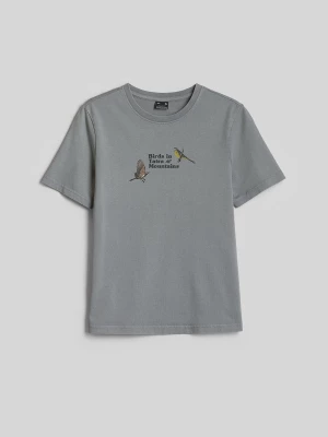 Obrázek produktu 4F T-shirt loose s potiskem dámský - šedý