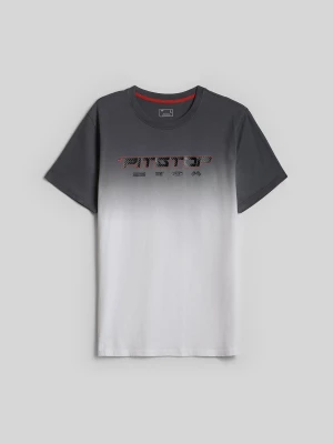 Obrázek produktu T-shirt regular s potiskem pánský - bílý 4F