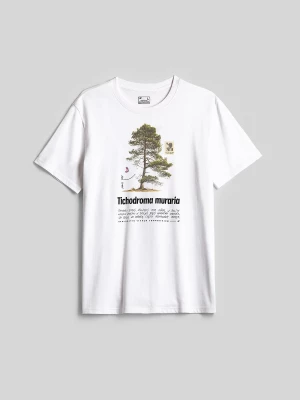 Obrázek produktu 4F T-shirt regular s potiskem pánský - bílý