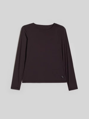Obrázek produktu Dámský tréninkový slim rychleschnoucí longsleeve - hnědý 4F