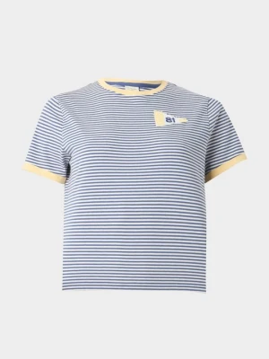 Obrázek produktu Triko s potiskem Abercrombie & Fitch modrá