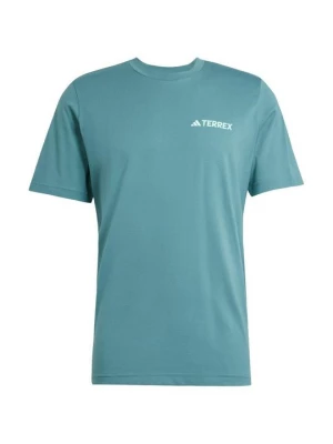 Obrázek produktu Triko s potiskem Adidas Terrex petrolejová
