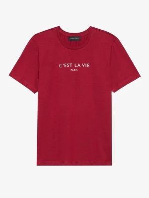 Obrázek produktu Triko s potiskem Anna Field By Zalando bordó