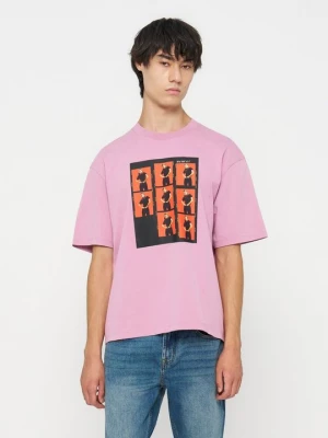 Obrázek produktu Triko s potiskem Calvin Klein Jeans fialová