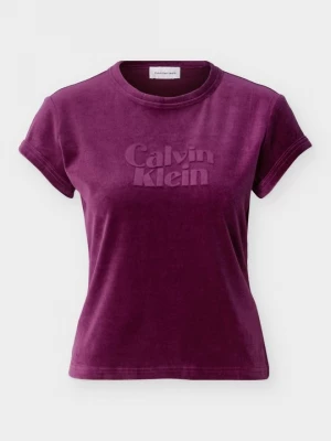 Obrázek produktu Triko s potiskem Calvin Klein Jeans fialová